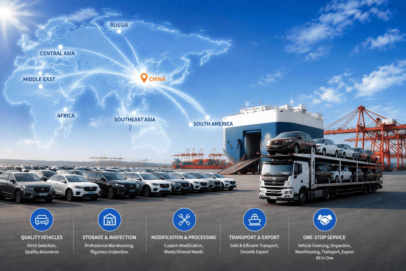 Used Car Export Services