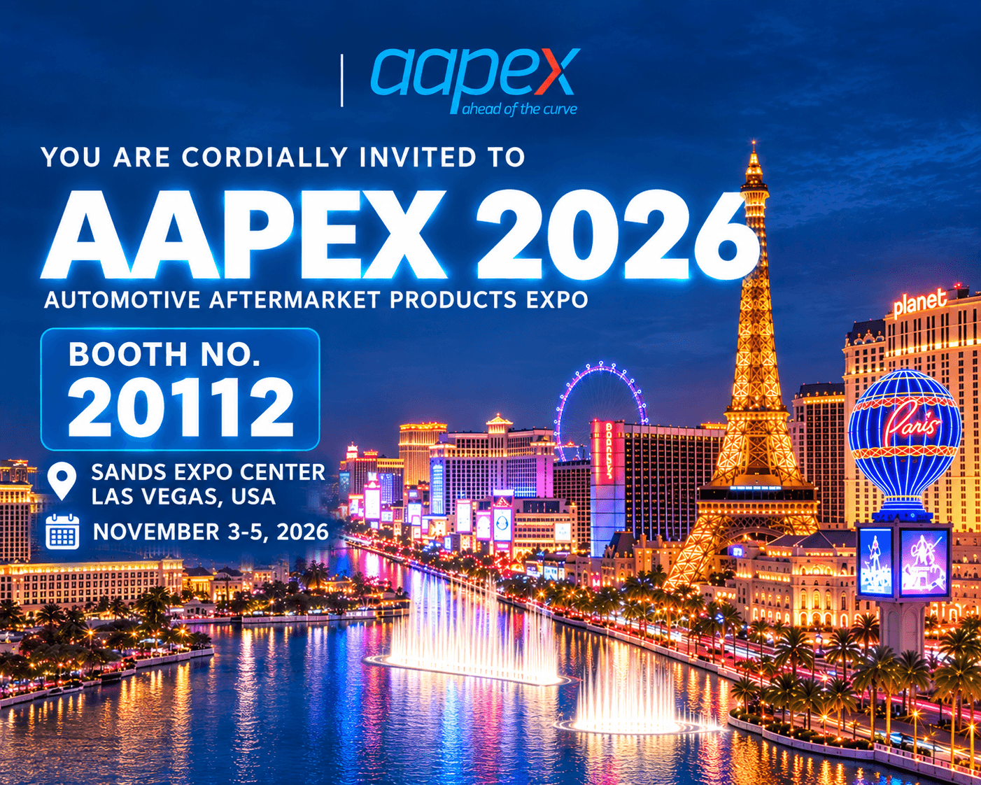 Yuanyuan Smart Tech Will Exhibit at AAPEX 2026 in Las Vegas This November